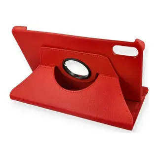 Xiaomi Redmi Pad 2 Kılıf 360 Tablet Deri Kılıf - Kırmızı