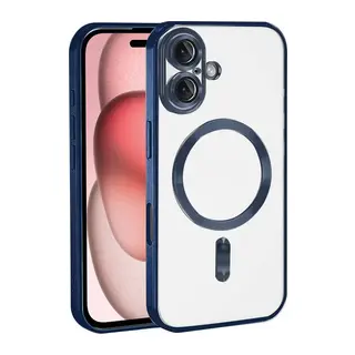 Apple iPhone 17 Kross Magneticsafe Kapak - Lacivert