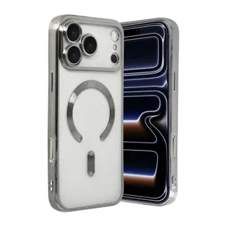 Apple iPhone 17 Pro Max Kross Magneticsafe Kapak - Gümüş