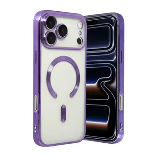 Apple iPhone 17 Pro Max Kross Magneticsafe Kapak - Mor