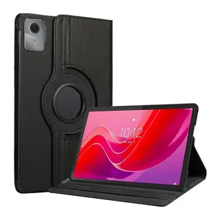 Lenovo Tab M11 TB330FU 360 Tablet Deri Kılıf - Siyah
