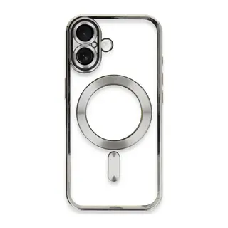 Apple iPhone 16 Kılıf Kross Magneticsafe Kapak - Gümüş