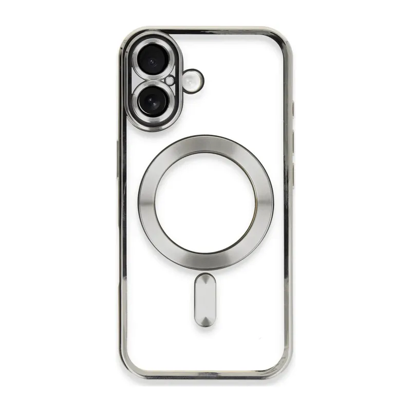 Apple iPhone 16 Kılıf Kross Magneticsafe Kapak - Gümüş