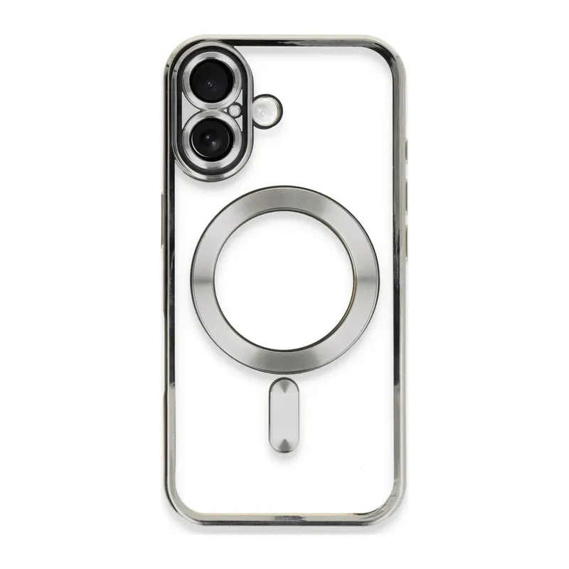 Apple iPhone 16 Plus Kılıf Kross Magneticsafe Kapak - Gümüş