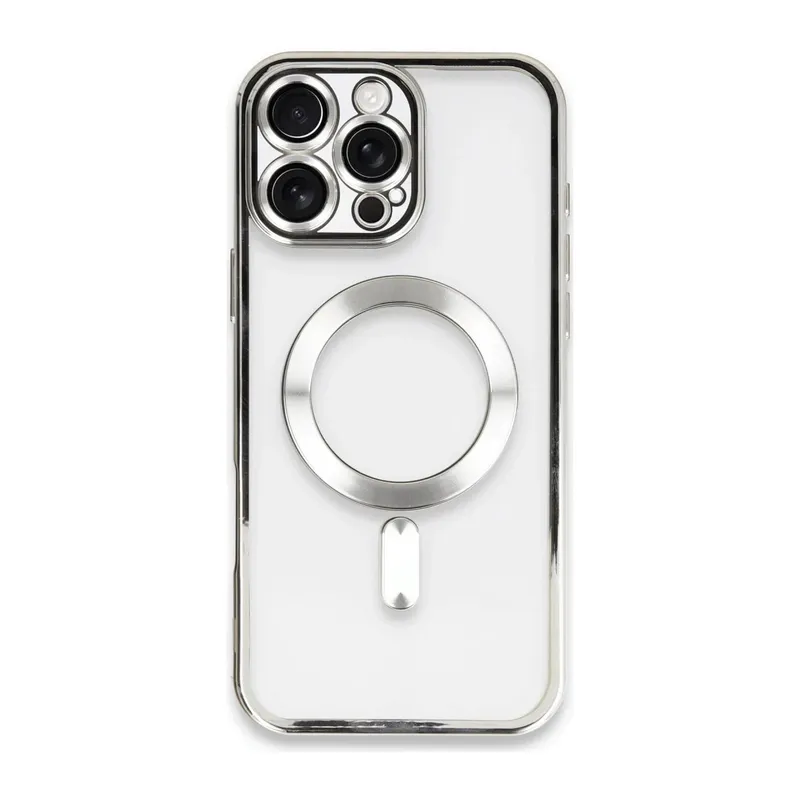 Apple iPhone 16 Pro Kılıf Kross Magneticsafe Kapak - Gümüş