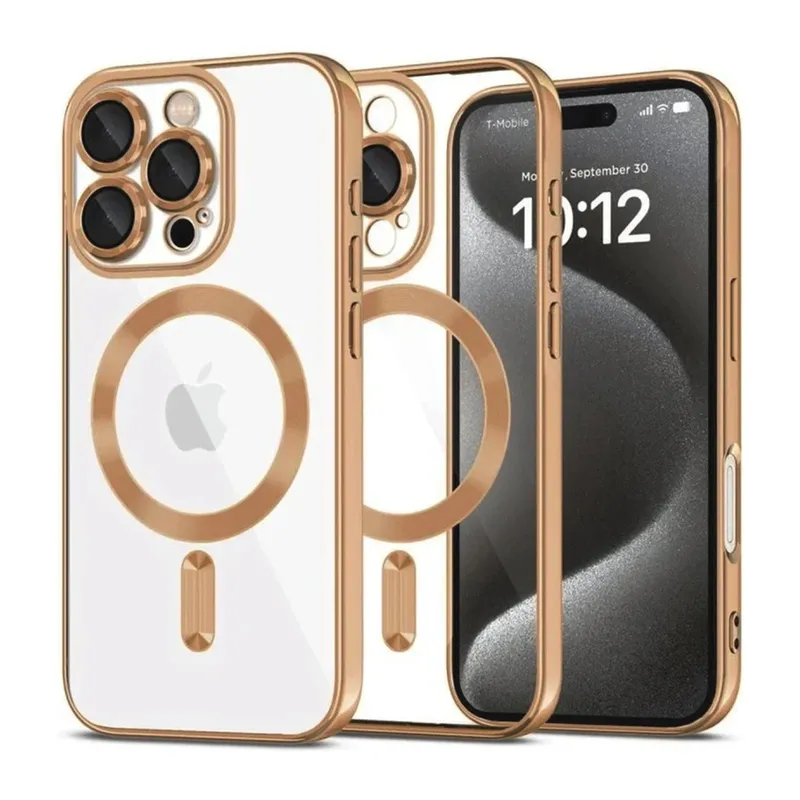 Apple iPhone 16 Pro Max Kılıf Kross Magneticsafe Kapak - Çöl Titanyum
