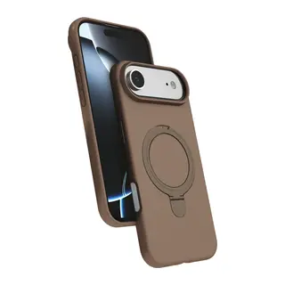 Apple iPhone 17 Air Regal Magsafe Standlı Kapak - Çöl Titanyum