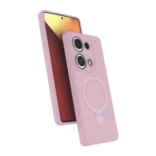 Xiaomi Redmi Note 13 Pro 4G Regal Magsafe Standlı Kapak - Açık Pembe