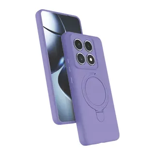 Xiaomi Mi 14T Pro Regal Magsafe Standlı Kapak - Lila
