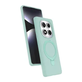 Xiaomi Redmi Note 14 Pro 4G Regal Magsafe Standlı Kapak - Su Yeşili