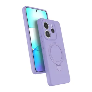 Xiaomi Redmi Note 14 4G Regal Magsafe Standlı Kapak - Lila