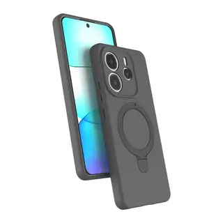 Xiaomi Redmi Note 14 4G Regal Magsafe Standlı Kapak - Titan Gri