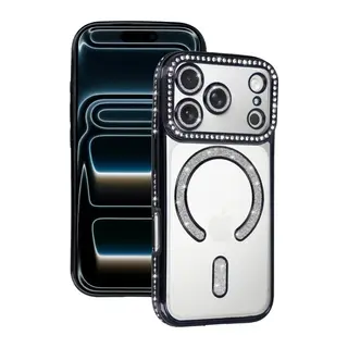 Apple iPhone 18 Pro/17 Pro Joke Simli Magneticsafe Kılıf - Siyah