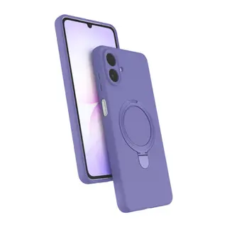 Samsung Galaxy A07 4G Regal Magsafe Standlı Kapak - Lila