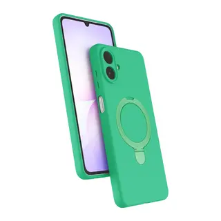 Samsung Galaxy A07 4G Regal Magsafe Standlı Kapak - Yeşil