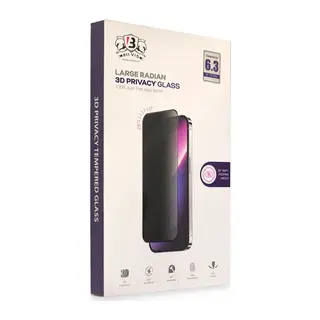 Apple iPhone 15 Pro Bilvis 3D Radian Hayalet Cam Ekran Koruyucu