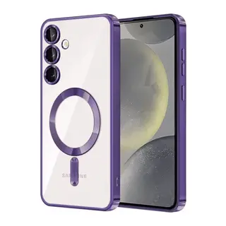 Samsung Galaxy S23 Kılıf Kross Magneticsafe Kapak - Mor