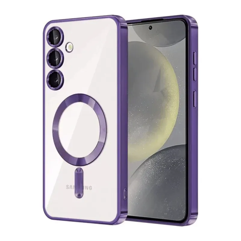 Samsung Galaxy S23 Kılıf Kross Magneticsafe Kapak - Mor