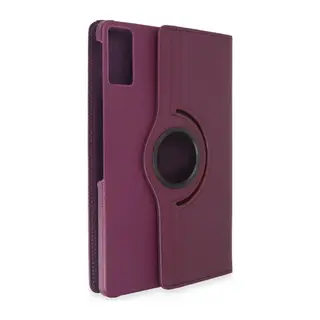 Xiaomi Redmi Pad SE Kılıf 360 Tablet Deri Kılıf - Mürdüm