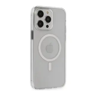 Apple iPhone 14 Pro Max Kılıf Tron Şeffaf Magsafe Kapak - Şeffaf