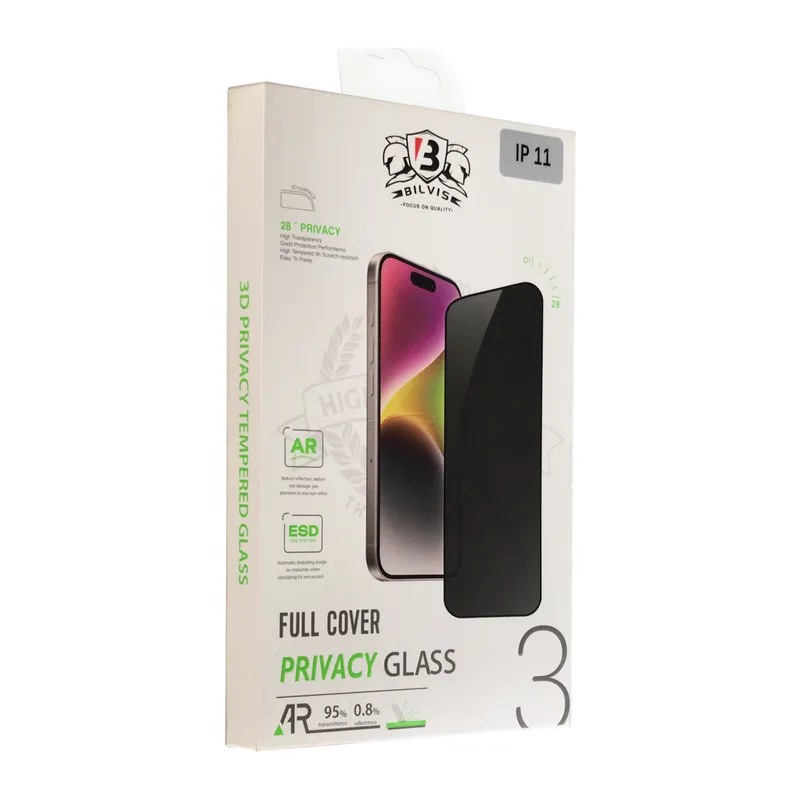 Apple iPhone 11 Bilvis 3D Hayalet Cam Ekran Koruyucu