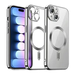 Apple iPhone 15 Kılıf Kross Magneticsafe Kapak - Gümüş