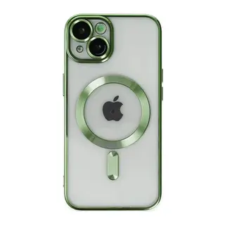 Apple iPhone 14 Plus Kılıf Kross Magneticsafe Kapak - Koyu Yeşil