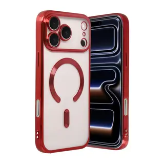 Apple iPhone 17 Pro Kross Magneticsafe Kapak - Kırmızı