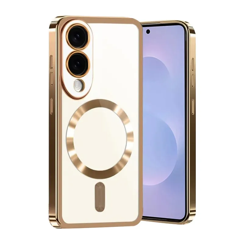 Samsung Galaxy S25 Edge Kross Magneticsafe Kapak - Çöl Titanyum