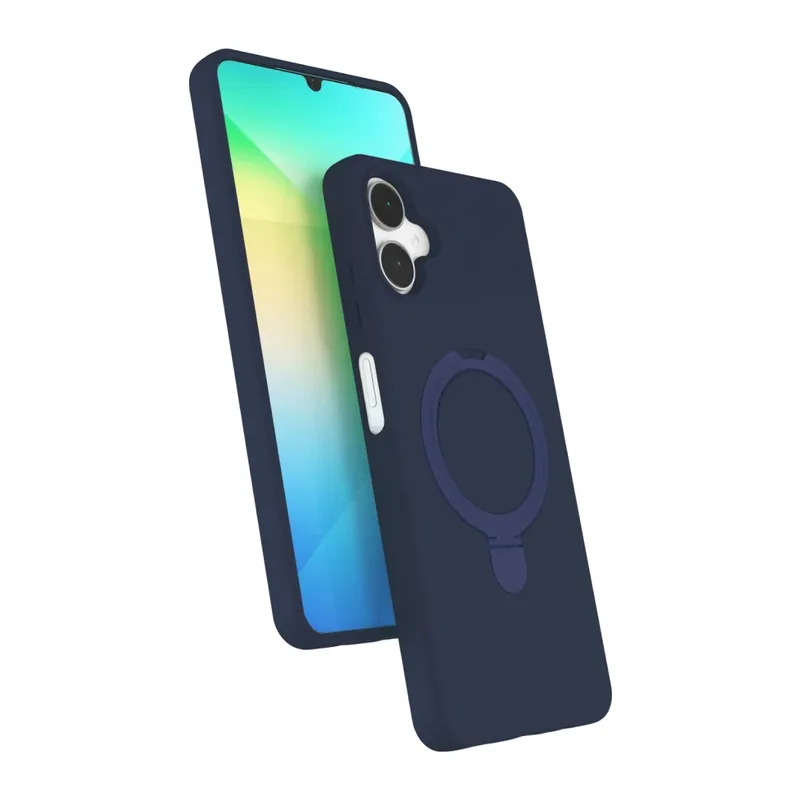 Samsung Galaxy A06 Regal Magsafe Standlı Kapak - Lacivert