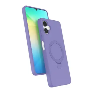 Samsung Galaxy A06 Regal Magsafe Standlı Kapak - Lila