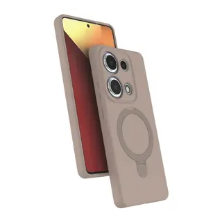 Xiaomi Redmi Note 13 Pro 4G Regal Magsafe Standlı Kapak - Çöl Titanyum