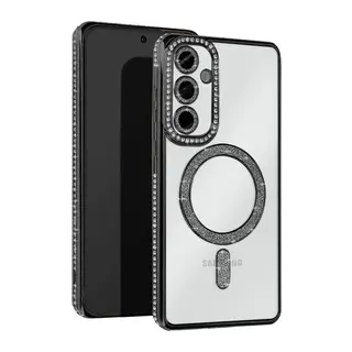 Samsung Galaxy A56 Joke Simli Magneticsafe Kılıf - Siyah