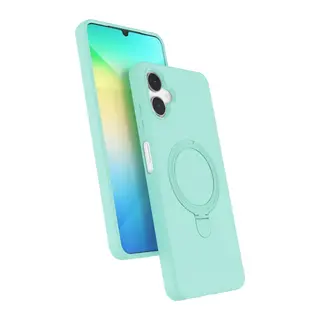 Samsung Galaxy A06 Regal Magsafe Standlı Kapak - Su Yeşili
