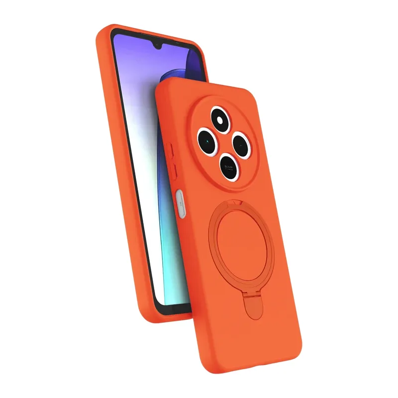 Xiaomi Redmi 14C Regal Magsafe Standlı Kapak - Turuncu