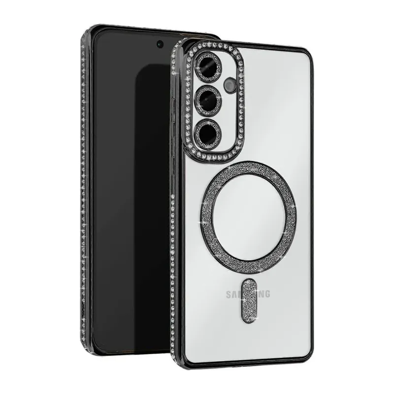 Samsung Galaxy A26 Joke Simli Magneticsafe Kılıf - Siyah