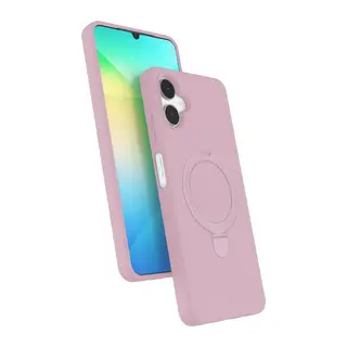 Samsung Galaxy A06 Regal Magsafe Standlı Kapak - Açık Pembe