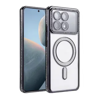 Xiaomi Poco X6 Pro Joke Simli Magneticsafe Kılıf - Siyah