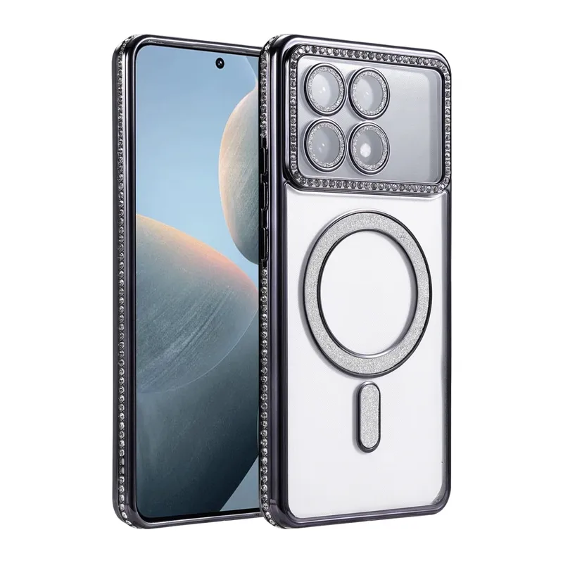 Xiaomi Poco X6 Pro Joke Simli Magneticsafe Kılıf - Siyah