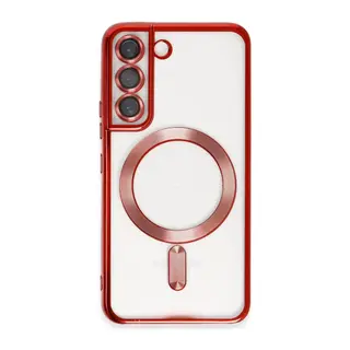 Samsung Galaxy S22 Kılıf Kross Magneticsafe Kapak - Kırmızı