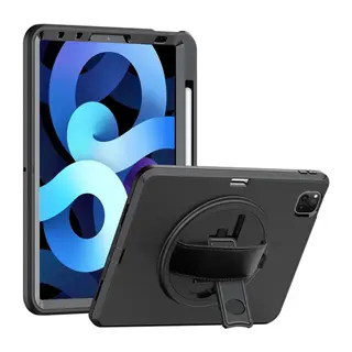 Apple iPad Pro 11 (2018) Kılıf Hand Strap Tablet Kılıfı - Siyah