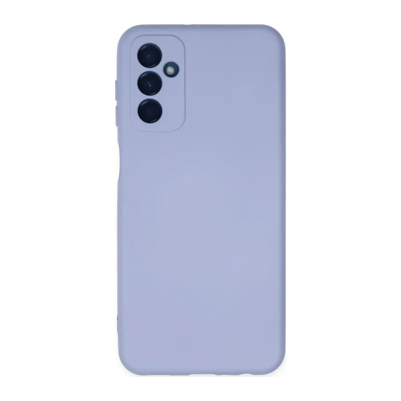Samsung Galaxy M23 Kılıf Nano içi Kadife Silikon - Lila