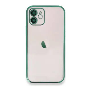 Apple iPhone 11 Kılıf Razer Lensli Silikon - Yeşil