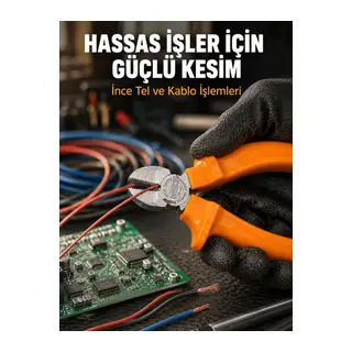 Ergonomik Saplı Hassas Kesim Sunan Dövme Çelik Yan Keski