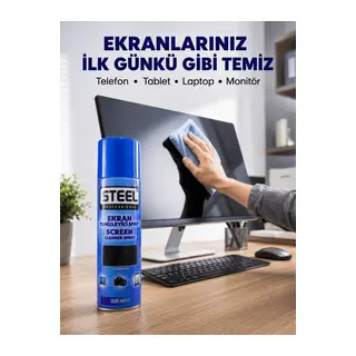 LCD, LED ve Telefon Ekranları İçin Ekran Temizleyici Sprey