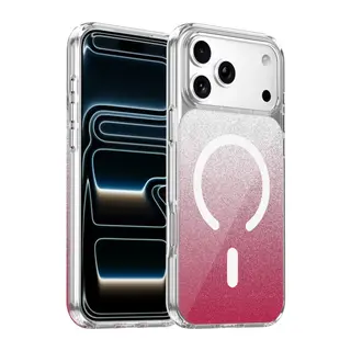 Onegif Apple iPhone 17 Pro/18 Pro Sora Simli Magsafe Kapak - Kırmızı