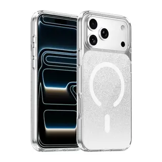 Onegif Apple iPhone 17 Pro Max/18 Pro Max Sora Simli Magsafe Kapak - Beyaz