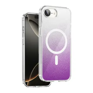 Onegif Apple iPhone 17E Sora Simli Magsafe Kapak - Mor