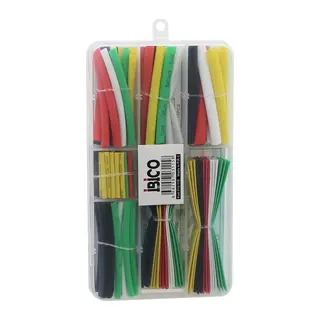 140PCS Makaron Kablo Tamir Seti Isıyla Büzüşmeli Daralan Hortum