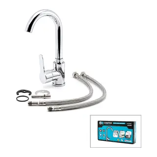 Krom Delta Lavabo Bataryası Aç Kapa KTX-2639